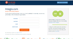 Desktop Screenshot of integio.com